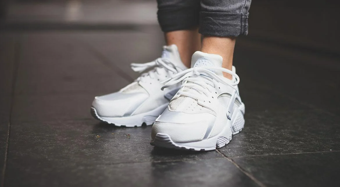 Giày Nike Wmns Air Huarache Run 'Tripple White' 634835-108 - Ảnh 5