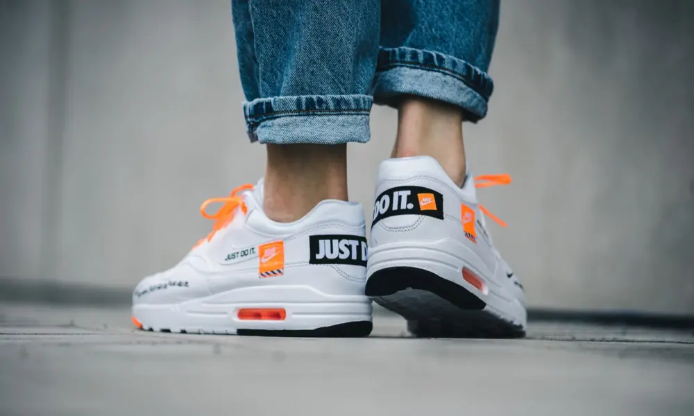 Giày Nike WMNS Air Max 1 Lux Just Do It 917691-100 - Ảnh 5