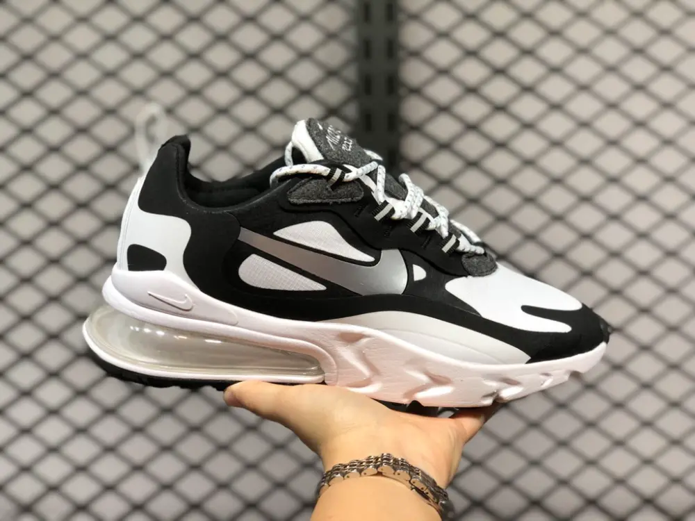 Alternative view of Giày Nike Wmns Air Max 270 React White Light Black CQ4805-101
