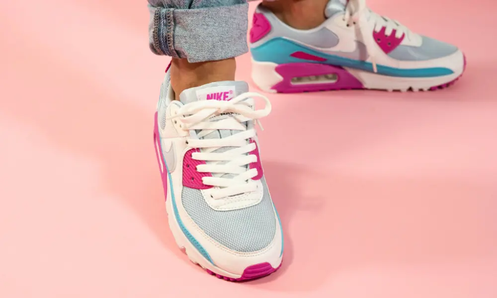 Giày Nike Wmns Air Max 90 'Vivid Pink' CT1030-001 - Ảnh 4