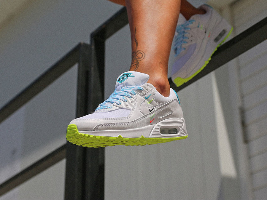 Giày Nike Wmns Air Max 90 SE 'Worldwide Pack' CK7069-100 - Ảnh 5