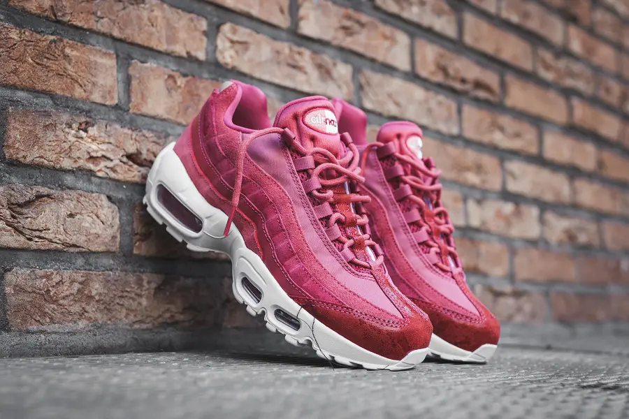 Alternative view of Giày Nike Air Max 95 Premium 'Light Redwood' 807443-801