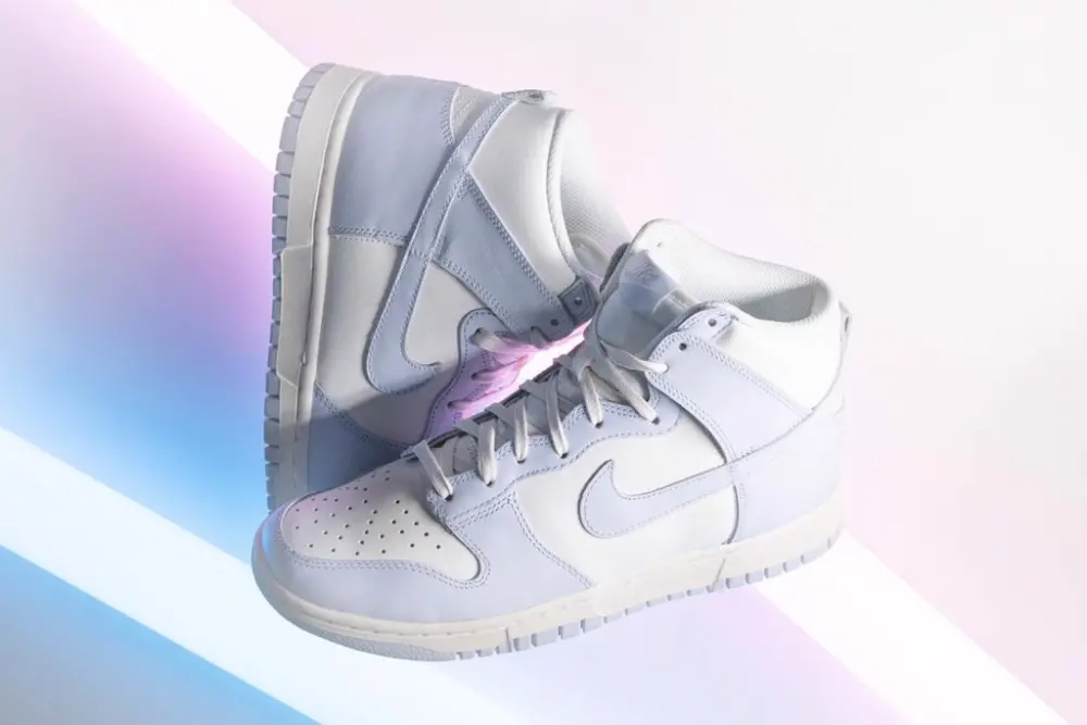 Alternative view of Giày Nike Wmns Dunk High 'Football Grey' DD1869-102