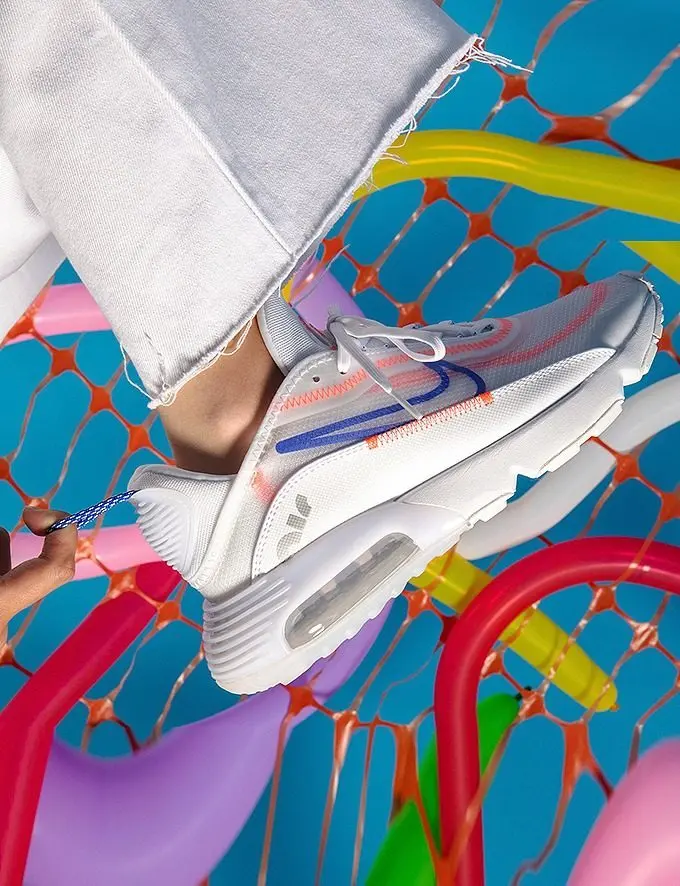 Giày Nike Wmns Air Max 2090 'White Flash Crimson' CT1290-100 - Ảnh 8