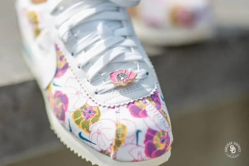 Giày Nike Cortez 'White Floral' AV1338-100 - Ảnh 3
