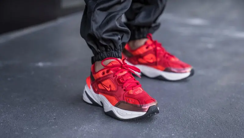 Alternative view of Giày Nike Wmns M2K Tekno 'Red Suede' AV7030-600