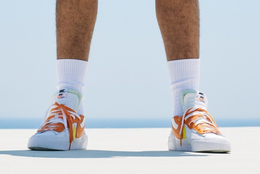 Giày Nike Sacai x Blazer Low 'Magma Orange' DD1877-100 - Ảnh 6