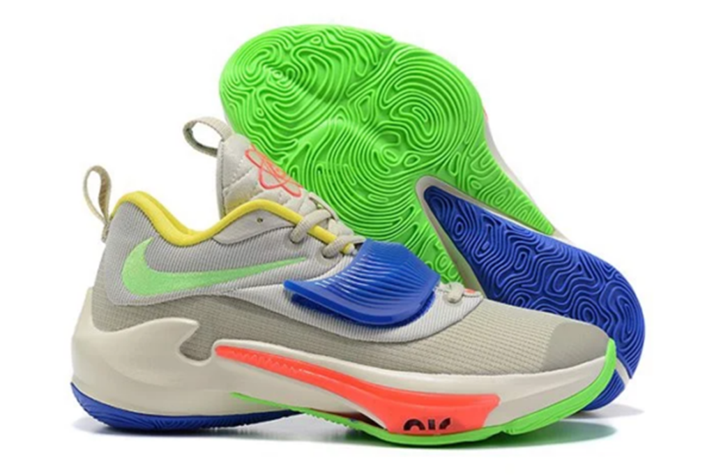 Giày Nike Zoom Freak 3 EP 'Primary Colors' DA0695-100 - Ảnh 4