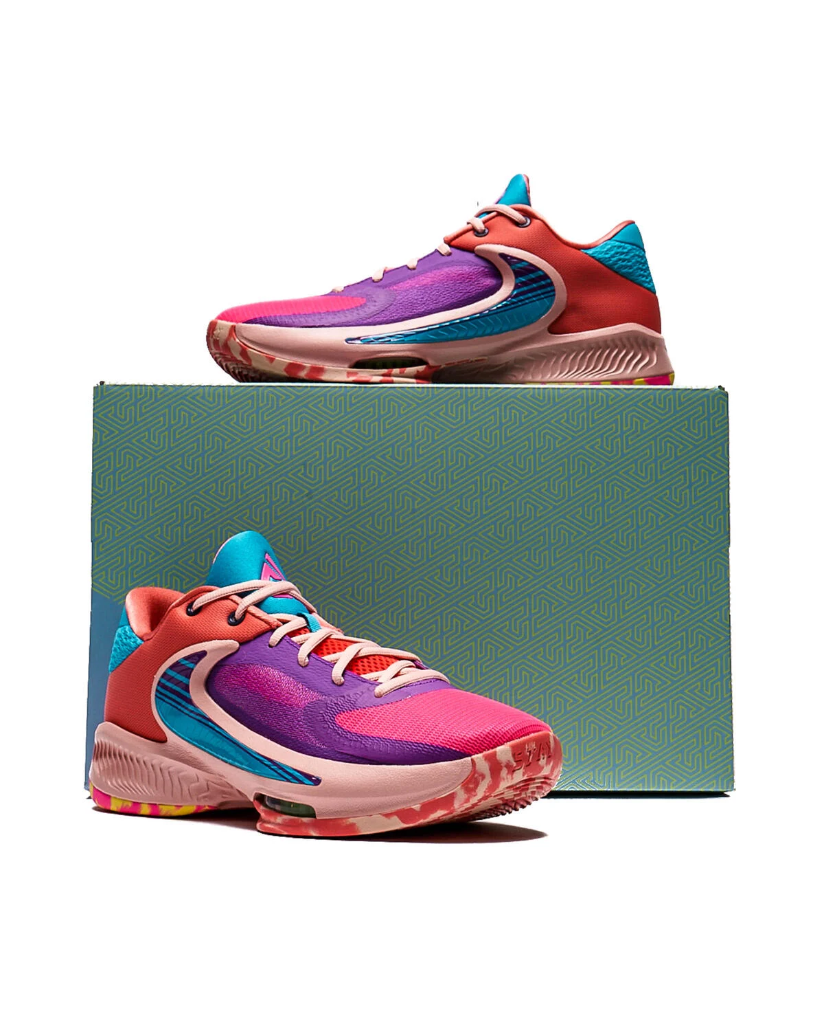 Giày Nike Zoom Freak 4 'Barrier Reef' DQ3824-500 - Ảnh 2