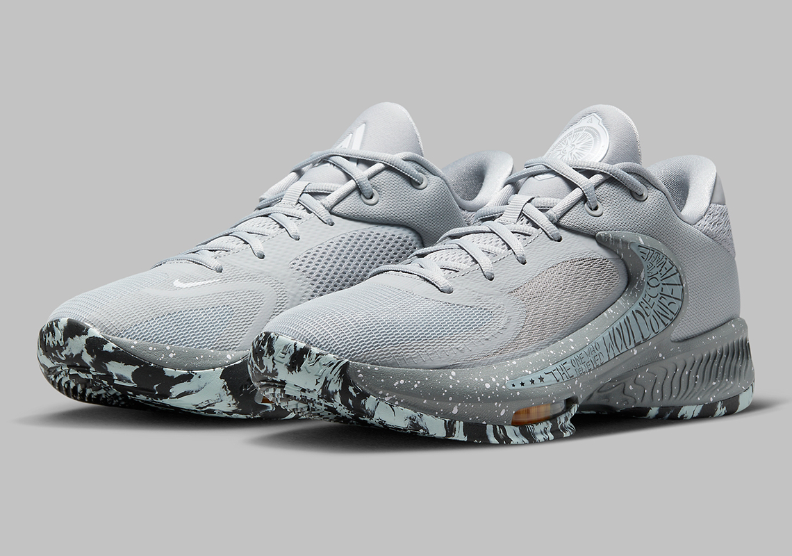 Giày Nike Zoom Freak 4 'Etched in Stone' DJ6149-004 - Ảnh 2