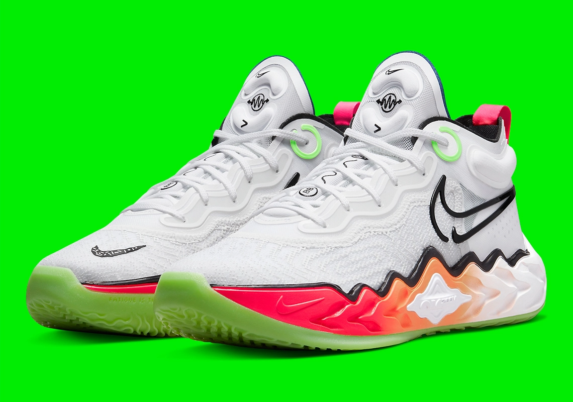 Giày Nike Air Zoom G.T. Run 'White Multi Neon' DX4110-101 - Ảnh 6