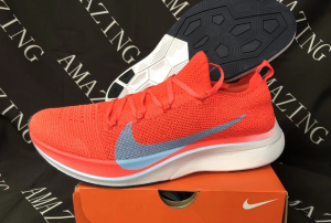 Alternative view of Giày Nike Zoom Vaporfly 4% Flyknit 'Bright Crimson' AJ3857-600