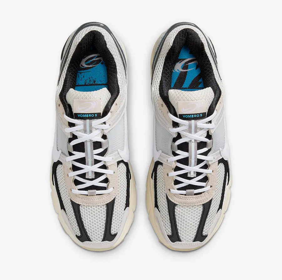 Alternative view of Giày Nike Vomero 5 Supersonic Light Bone 'Black' FN7649-110