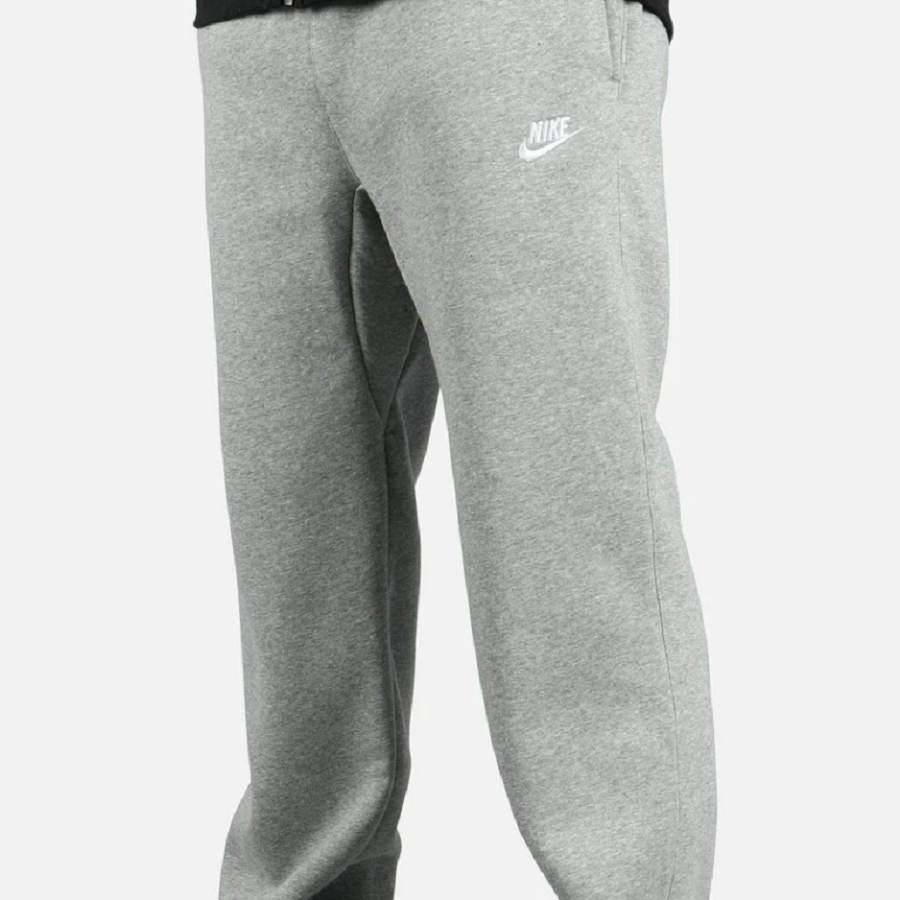 Quần Nike Club Fleece Open Hem Mens Sweatpants Grey White 804395-063 - Ảnh 2