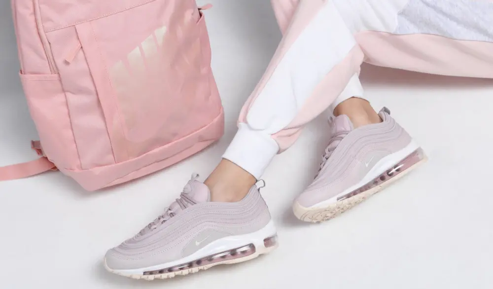 Giày Nike Air Max 97 Premium Plum Chalk 917646-500 - Ảnh 3