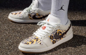 Alternative view of Giày Nike Air Jordan 1 Low 'Quai54' CZ4155-100