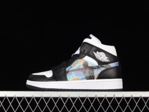 Alternative view of Giày Nike Air Jordan 1 Mid Wmns 'Hologram' DR9495-001