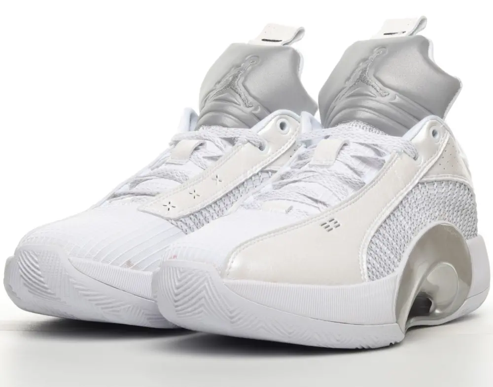 Alternative view of Giày Nike Air Jordan 35 Low PF 'White Metallic Silver' CW2459-100