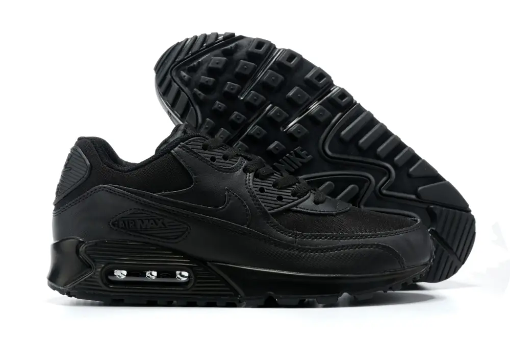 Giày Nike Air Max 90 Essential 'Triple Black' 537384-090 - Ảnh 5