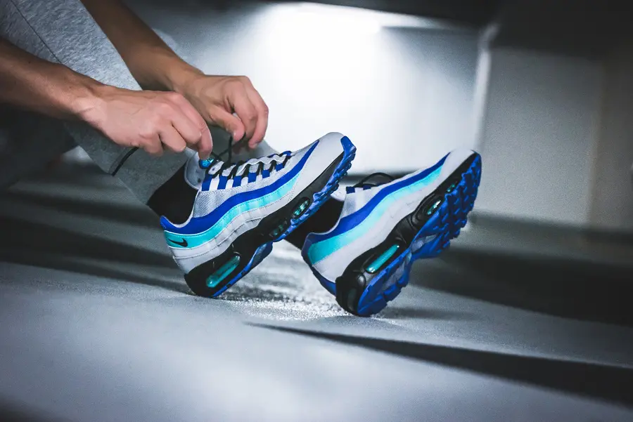 Giày Nike Air Max 95 OG 'Aqua' AT2865-001 - Ảnh 4