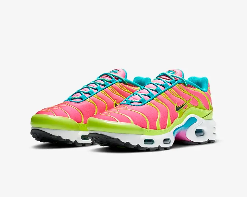 Alternative view of Giày Nike Air Max Plus GS 'Volt Pink Blast' CW5840-700