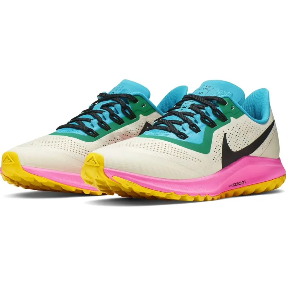 Alternative view of Giày Nike Air Zoom Pegasus 36 Trail Light Orewood Brown Pink Blast AR5676-101