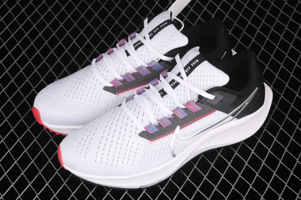 Giày Nike Air Zoom Pegasus 38 White Black Crimson CW7358-101 - Ảnh 3