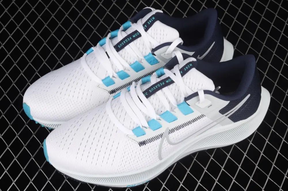 Giày Nike Air Zoom Pegasus 38 White Blue CW7356-101 - Ảnh 4