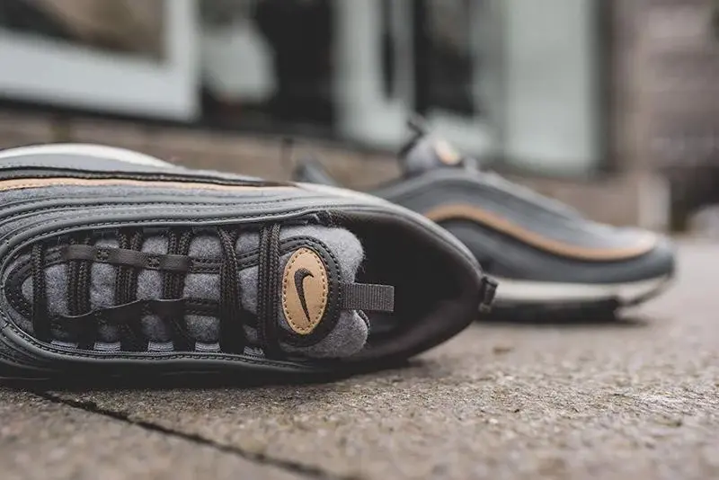 Alternative view of Giày Nike Air Max 97 Premium 'Deep Pewter Wool' 312834-003