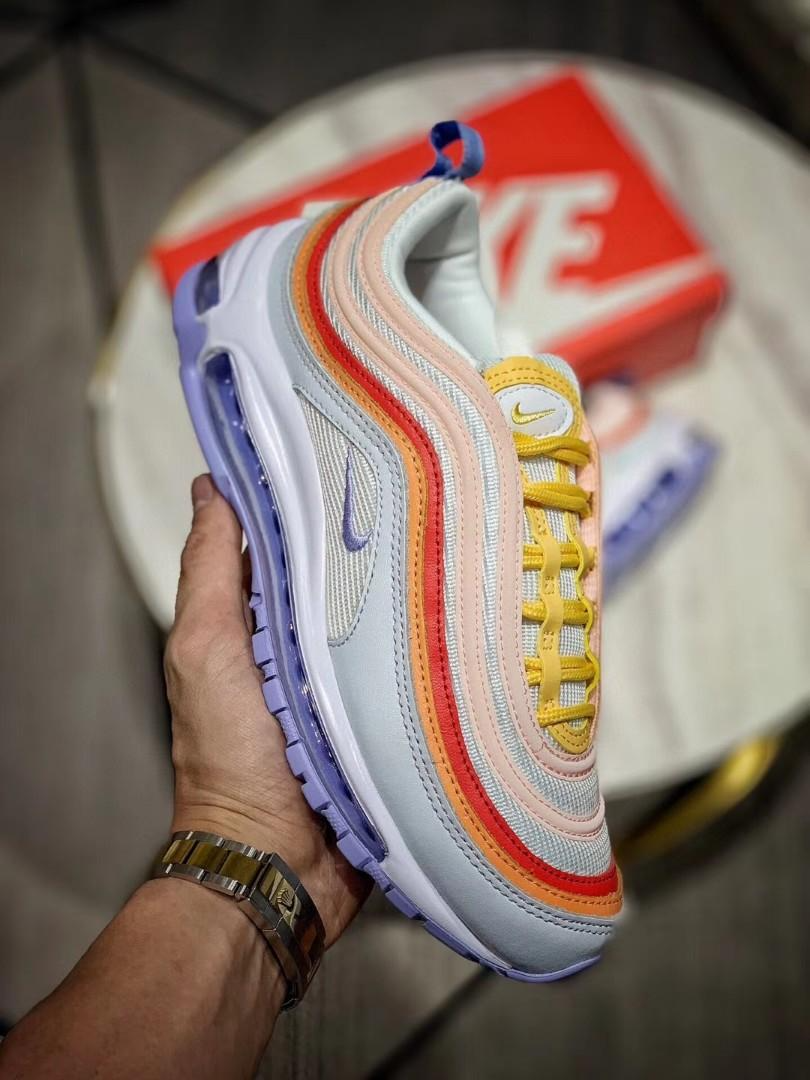 Giày Nike Wmns Air Max 97 'Grey Light Thistle' CW5588-001 - Ảnh 3