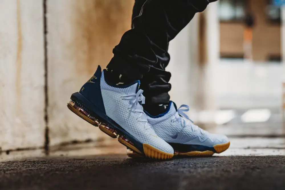 Giày Nike LeBron XVI Low 'American White' CI2668-101 - Ảnh 3