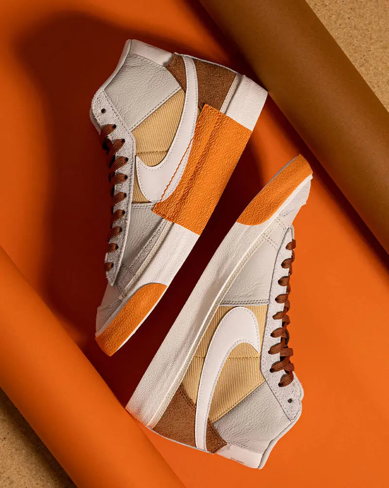 Giày Nike Blazer Mid 77 'Pro Club Light Bone Sesame' DQ7673-001 - Ảnh 4