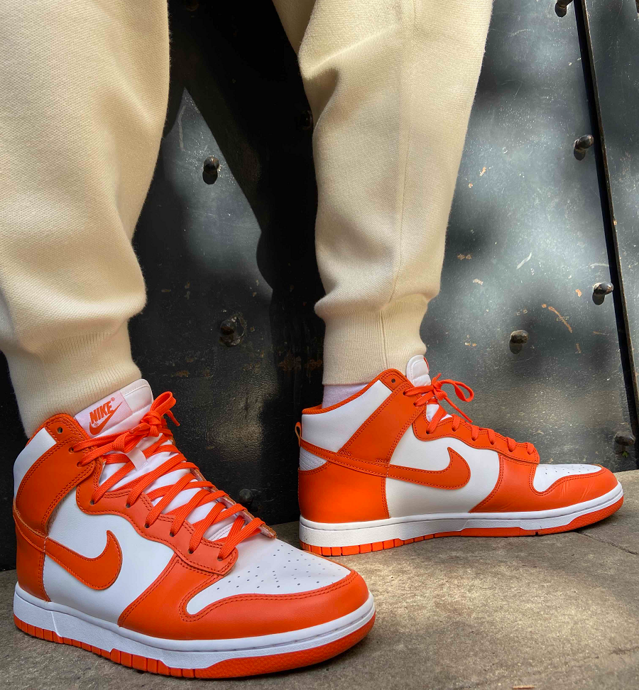 Giày Nike Dunk High SP Syracuse 2021 GS 'Orange' DB2179-100 - Ảnh 3