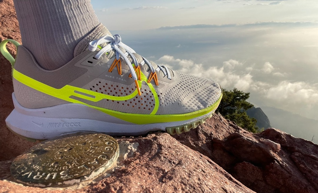 Giày Nike React Pegasus Trail 4 'Light Iron Ore Volt' DJ6158-002 - Ảnh 3
