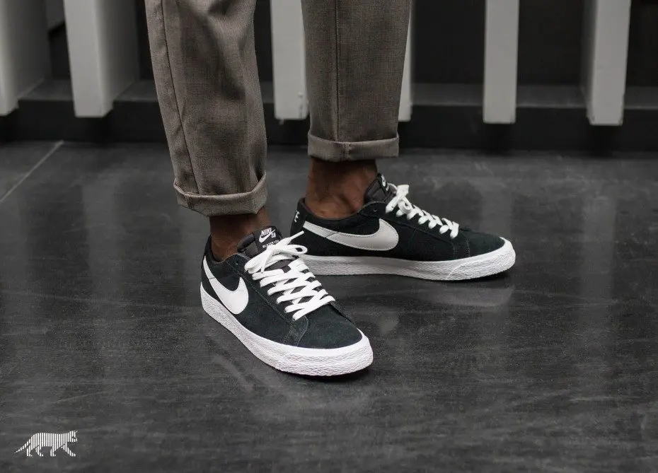 Giày Nike SB Blazer Zoom Low 'Black' 864347-019 - Ảnh 3