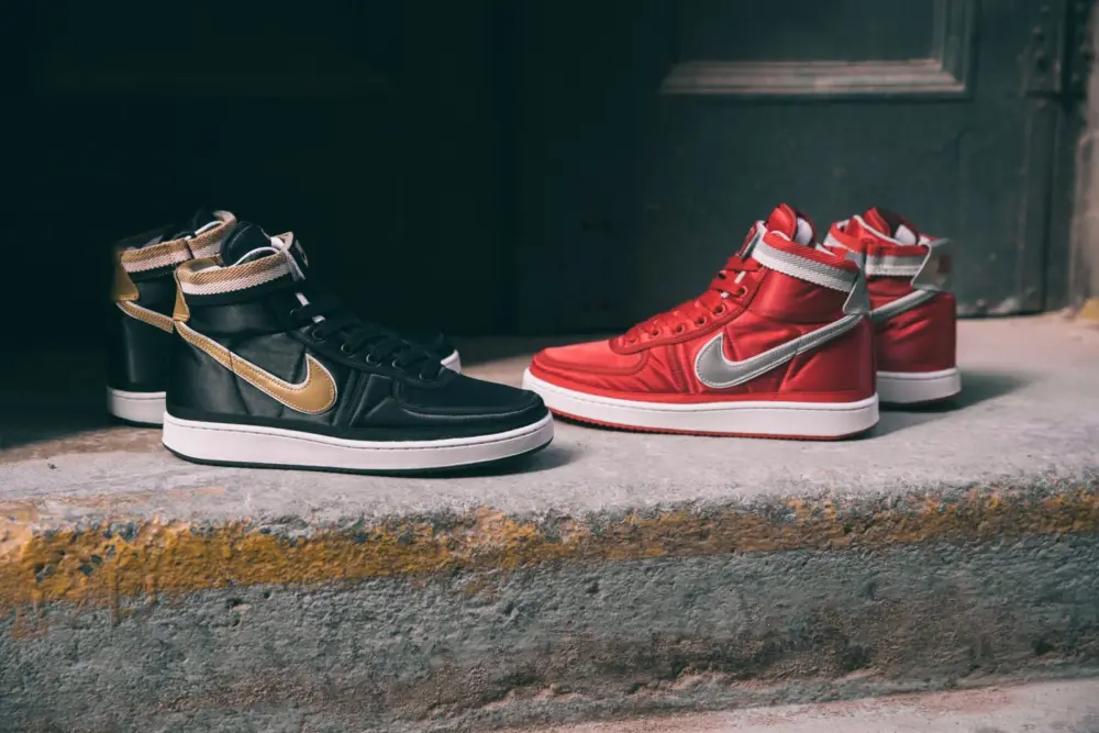 Giày Nike Vandal High Supreme 'University Red Metallic' AH8652-600 - Ảnh 4