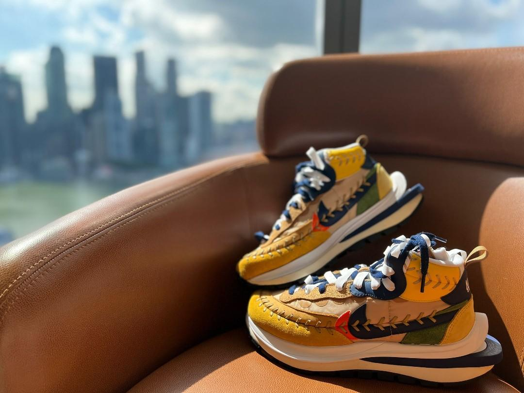 nike ld vaporwaffle mix sacai jean paul gaultier sesame