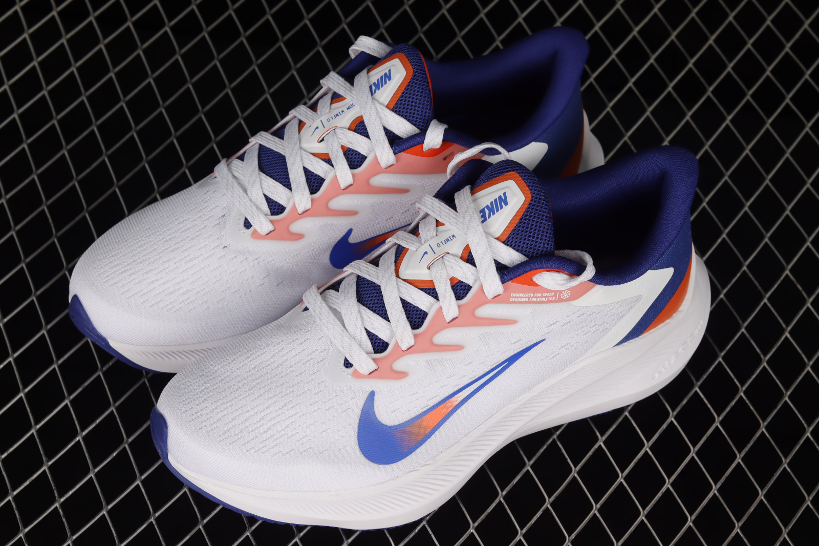 Giày Nike Zoom Winflo 7 'White Blue' DN4242-141 - Ảnh 3