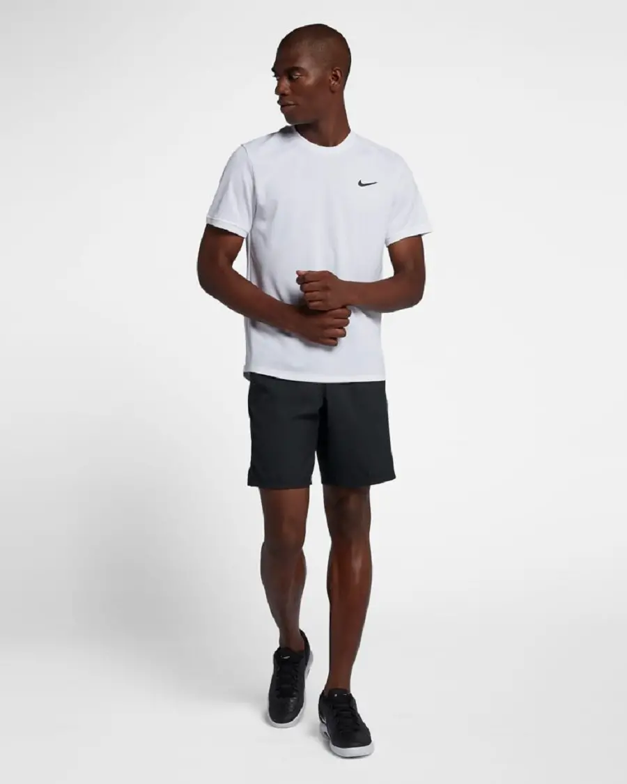 Quần Nike Court Dri Fit Mens 9 Inch Black 939265-010 - Ảnh 3