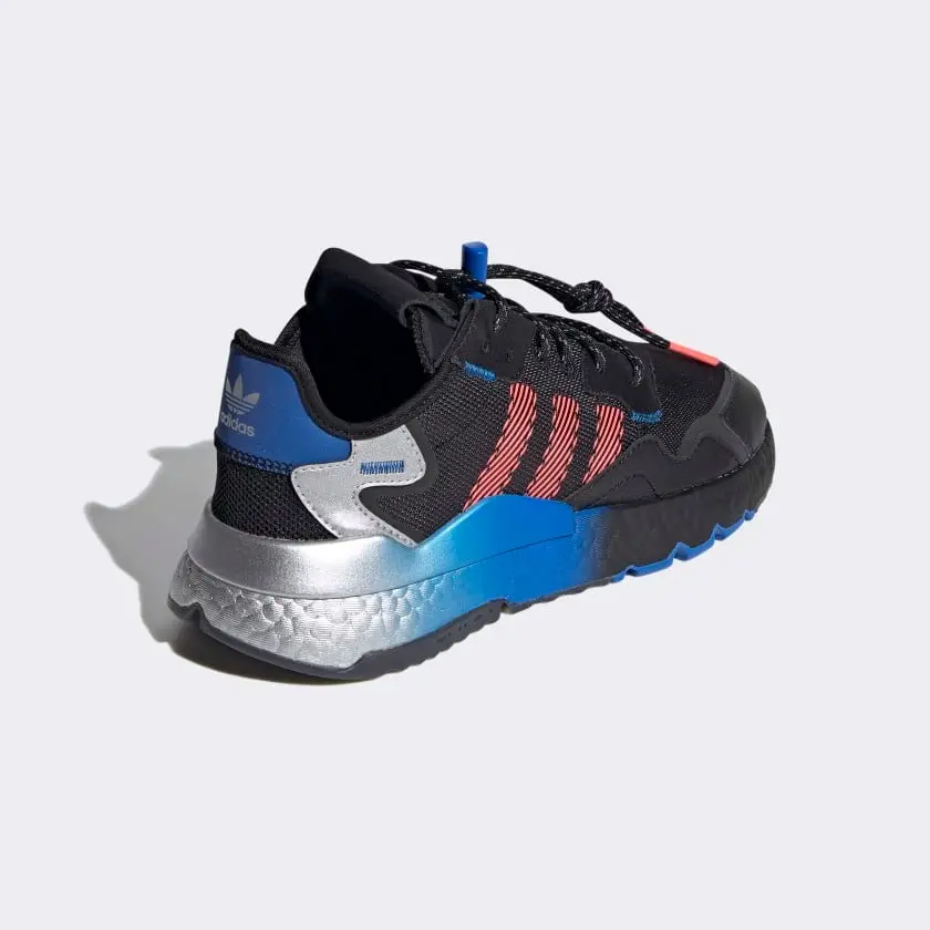 Giày Adidas Nite Jogger 'Black Flash Red Blue' FW4275 - Ảnh 4