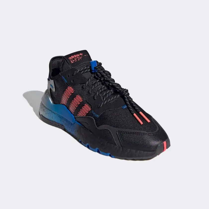Giày Adidas Nite Jogger 'Black Flash Red Blue' FW4275 - Ảnh 3