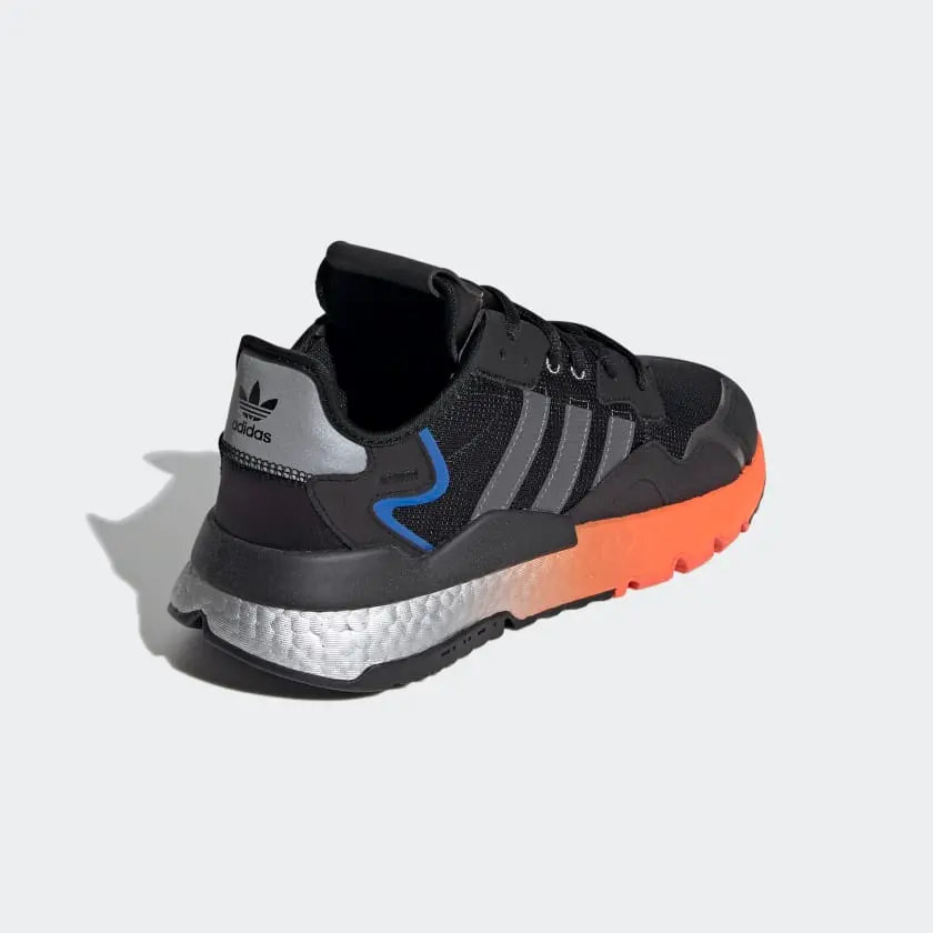 Giày Adidas Nite Jogger Boost 'Black Silver-Solar Red' FY3686 - Ảnh 5