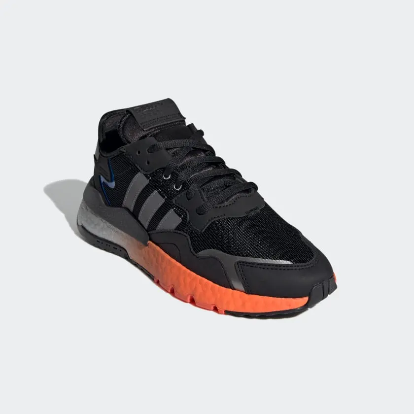 Giày Adidas Nite Jogger Boost 'Black Silver-Solar Red' FY3686 - Ảnh 4