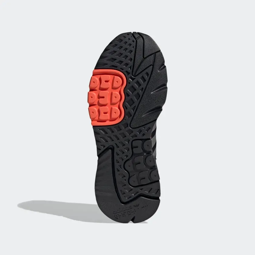 Giày Adidas Nite Jogger Boost 'Black Silver-Solar Red' FY3686 - Ảnh 7