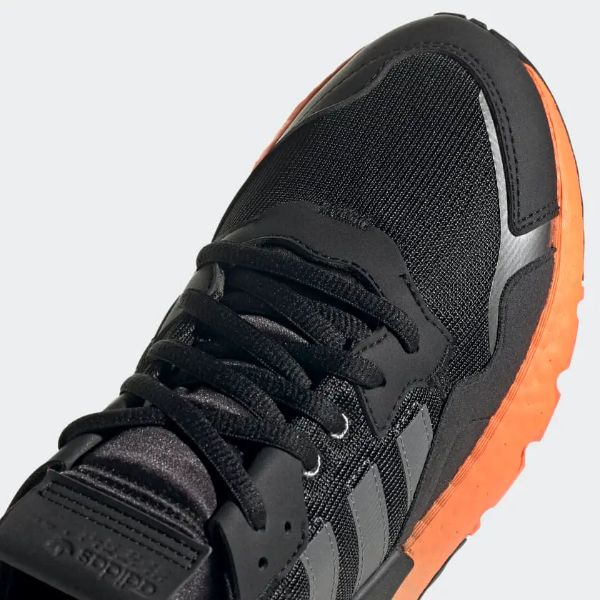 Giày Adidas Nite Jogger Boost 'Black Silver-Solar Red' FY3686 - Ảnh 8