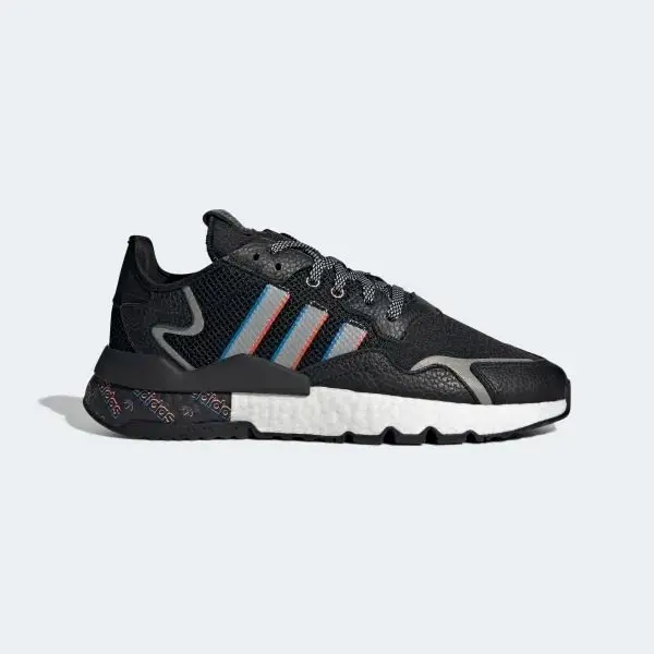 Giày Adidas Nite Jogger Core 'Black Cloud White' H01718 - Ảnh 4