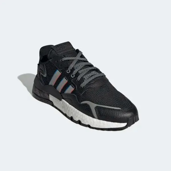 Giày Adidas Nite Jogger Core 'Black Cloud White' H01718 - Ảnh 6
