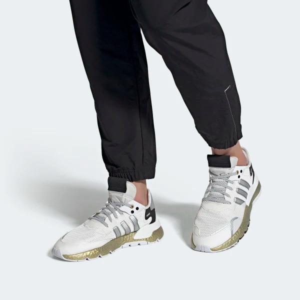 Giày Adidas Nite Jogger ‘White Gold Metallic’ FW6147 - Ảnh 2