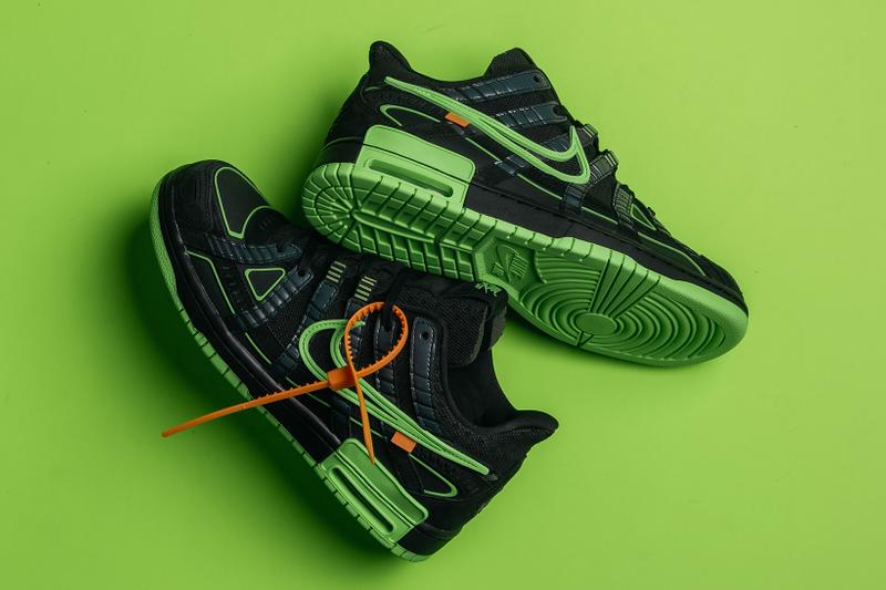 Giày Nike Air Rubber Dunk Off-White 'Green Strike' CU6015-001 - Ảnh 2