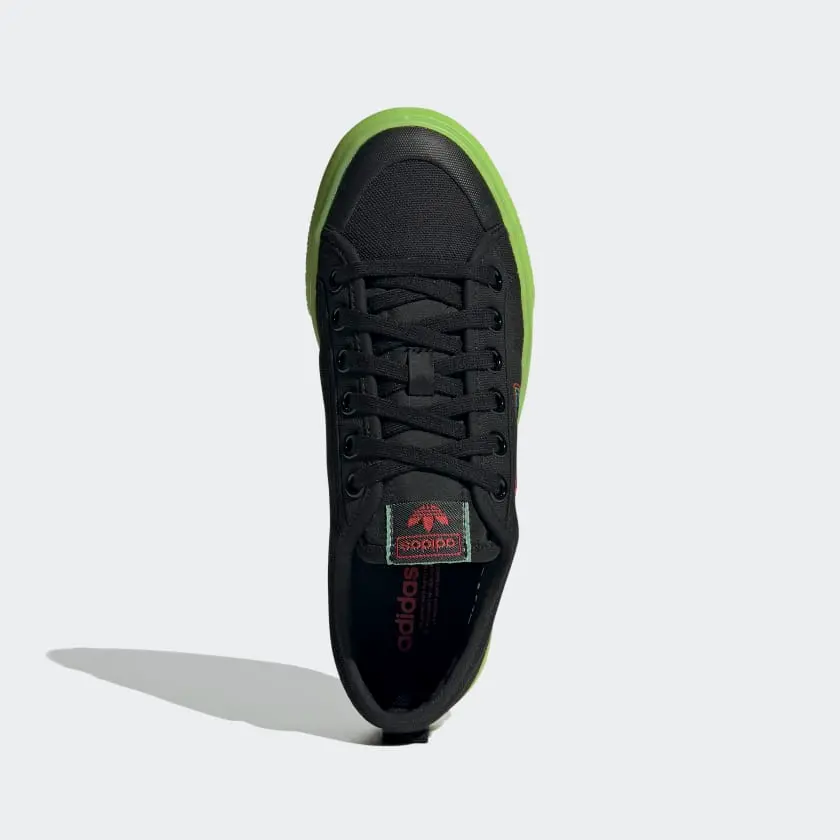 Giày Adidas Nizza 'Black Green' GX2730 - Ảnh 7